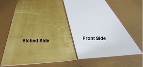 Etched PTFE